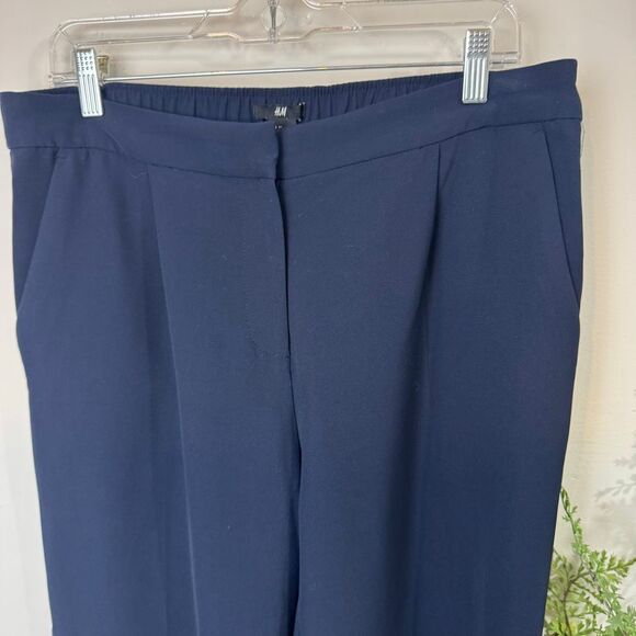 H&M Navy Slim Tapered Ankle Pants | Size 12 - Picture 2 of 9
